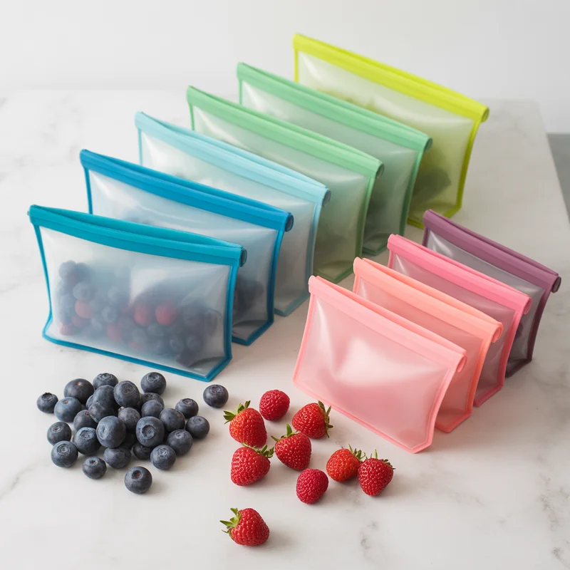 Reusable Silicone Food Bags
